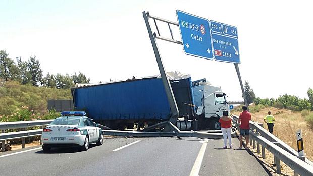 Accidente en la A4