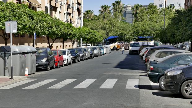 Zona de Santa Justa afectada por el fallo eléctrico