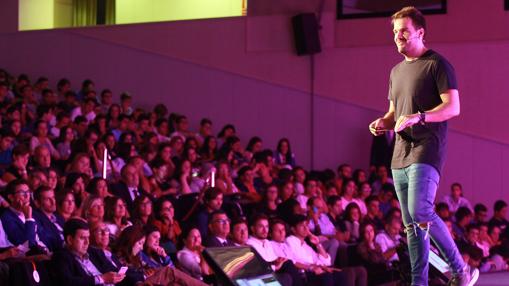 David Moreno, durante su ponencia