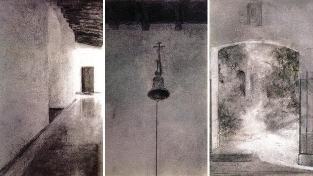 «Interior», «Campana» y «Patio», los tres grabados de Carmen Laffon para colaborar con Madre de Dios