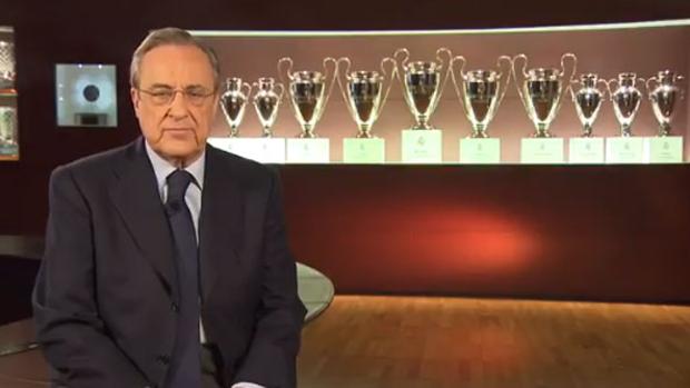 Imagen de la felicitación de Florentino Pérez