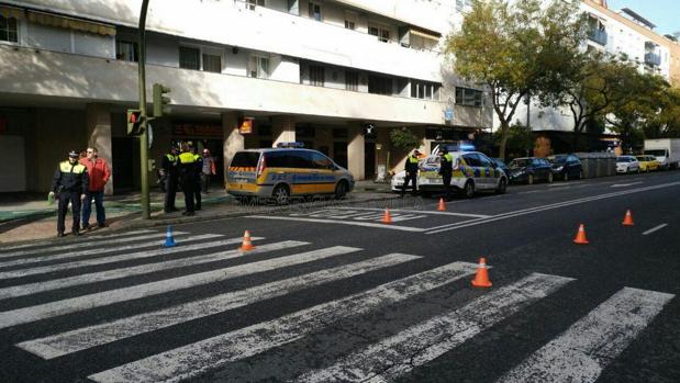 El accidente se ha producido en la Ronda de Triana