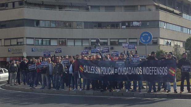 Los agentes que se manifestaron mandaron un claro mensaje a la ciudadanía