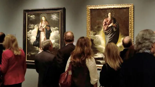 Las Inmaculadas de la exposición Velazquez. Murillo. Sevilla