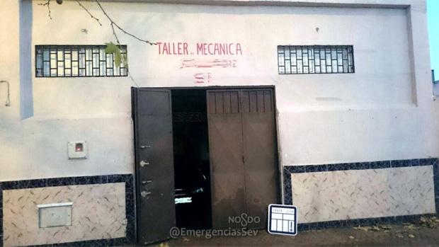 El taller mecánico claususado en la avenida de San Jerónimo de Sevilla capital