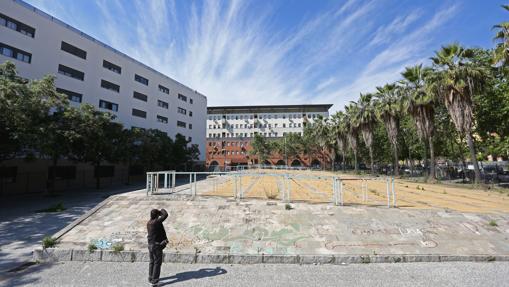 Zona de Santa Justa que el Ayuntamiento quiere urbanizar