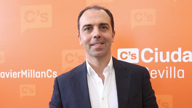 Javier Millán, portavoz municipal de Ciudadanos en Sevilla capital