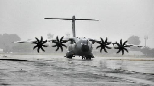 Un avión fabricado en Sevilla y exportado a Francia