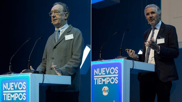 Miquel Bernardo, a la izquierda, y Robin Emsley