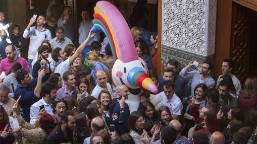 Ambiente en el interior del Pabellón de Marruecos