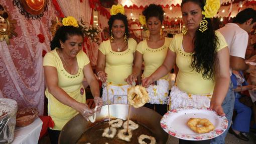 Buñuelos en la Feria de Abril