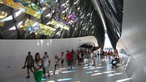 Uno de los pabellones de la Expo del Agua de Zaragoza