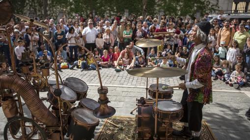 L música ha sido una de las protagonistas de la mañana en el centro de Sevilla