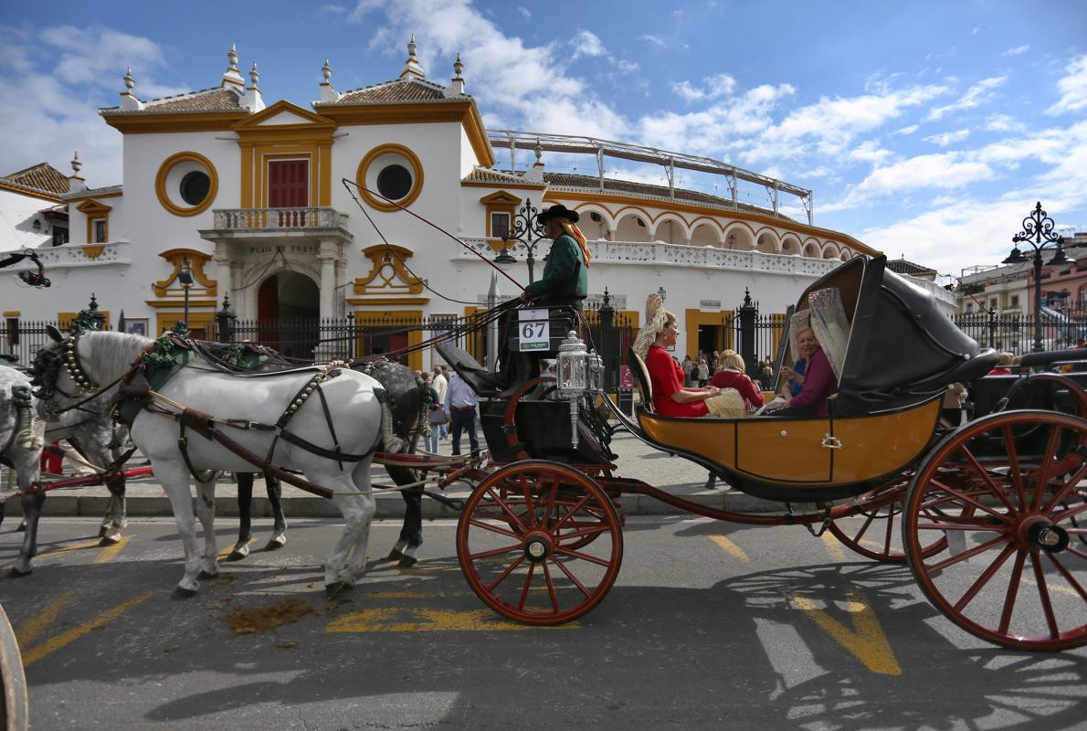 Una imagen de la última exhibición ante la Maestranza