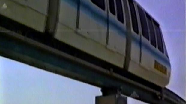 El monorraíl de la Expo tenía una capacidad de 4.200 pasajeros por hora de funcionamiento