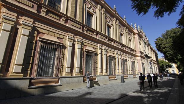 Fachada del Museo de Bellas Artes de Sevilla