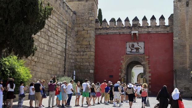 Colas esta semana en el Real Alcázar de Sevilla