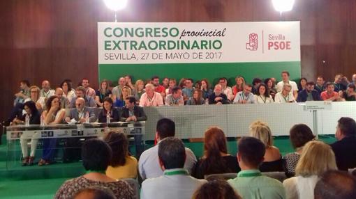 El Congreso Provincial Extraordinario del PSOE de Sevilla celebrado este sábado