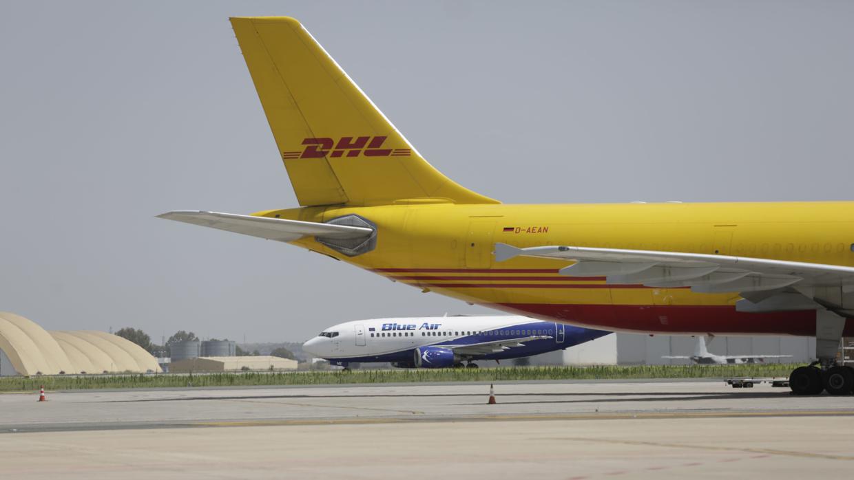 Dos aviones en el aeropuerto de San Pablo