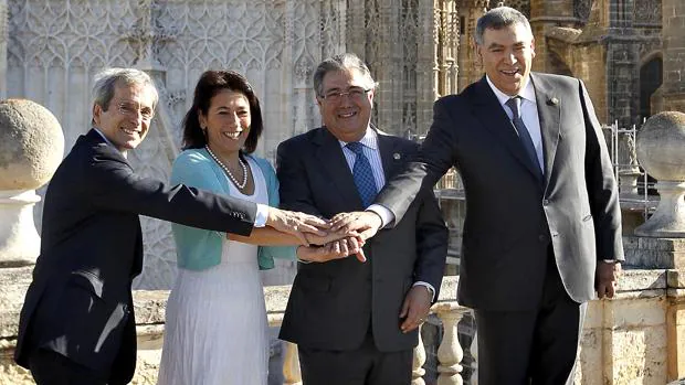 Arranca la cumbre del G-4 en Sevilla con la lucha contra el yihadismo como punto central de la agenda