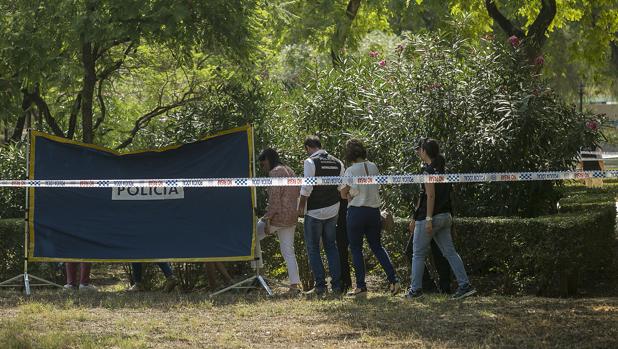 El cuerpo fue encontrado en una zona delimitada por arbustos en el Parque Amate