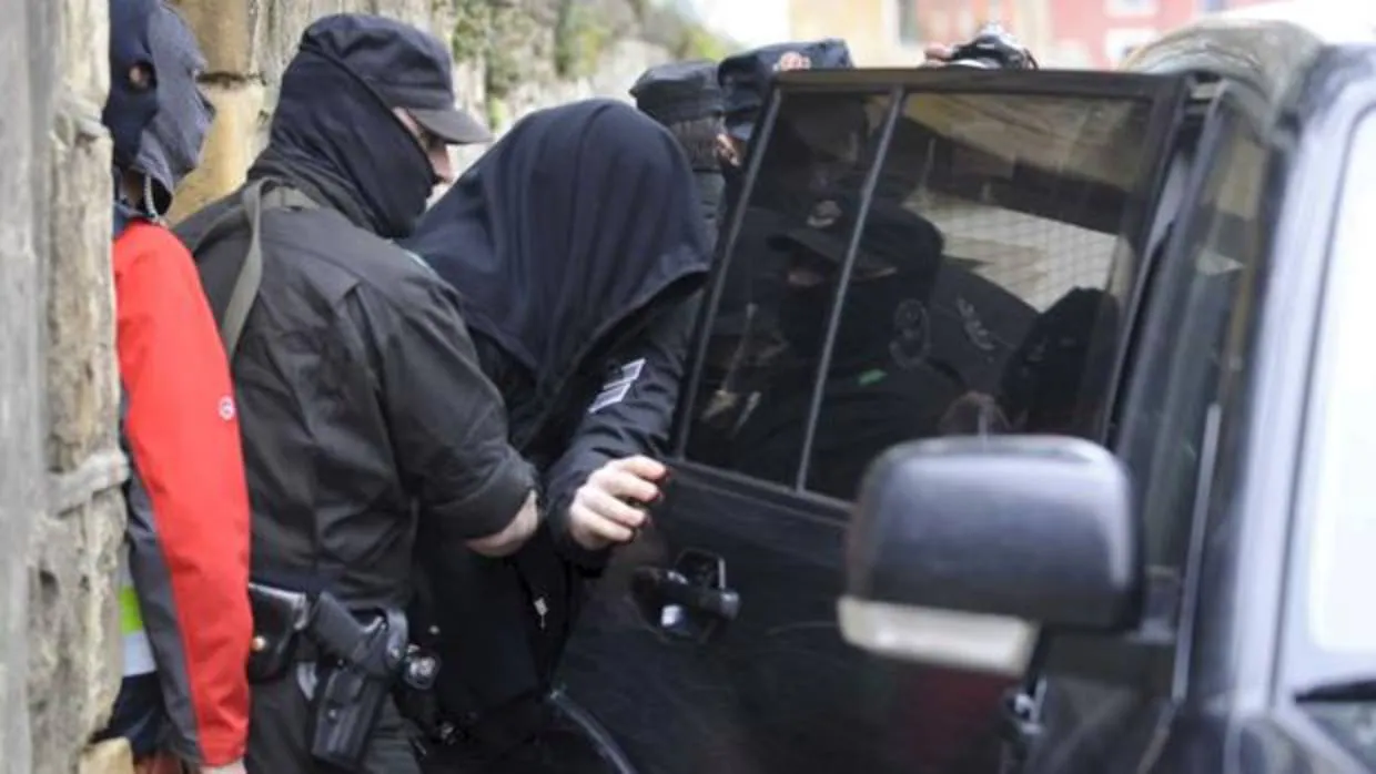Imagen de una de las operaciones contra la mafia georgiana ejecutada en el territorio español