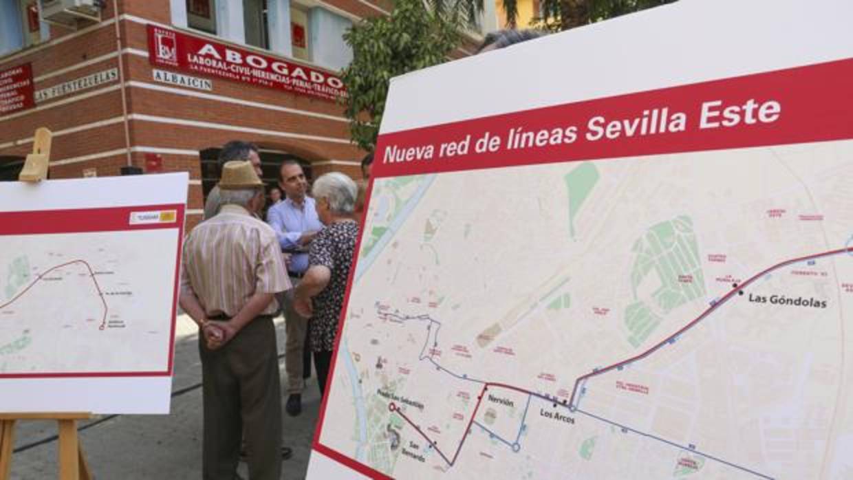 Ruta de la nueva línea entre Sevilla Este y el Prado