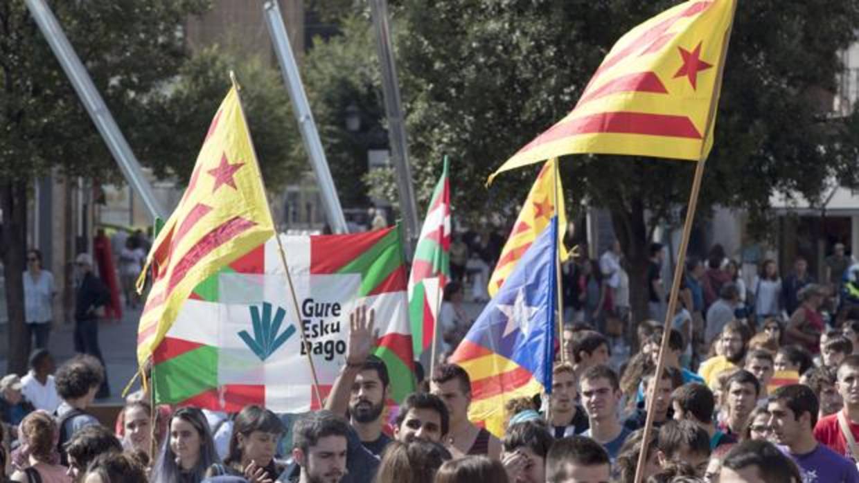 Manifestación el jueves en Vitoria a favor de la secesión de España