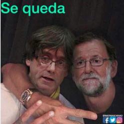 Puigdemont tiene WhatsApp: los «memes» más populares del presidente catalán