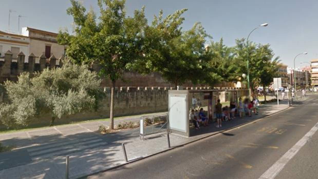 Los hechos tuvieron lugar en una parada de autobús de la calle Parlamento de Andalucía