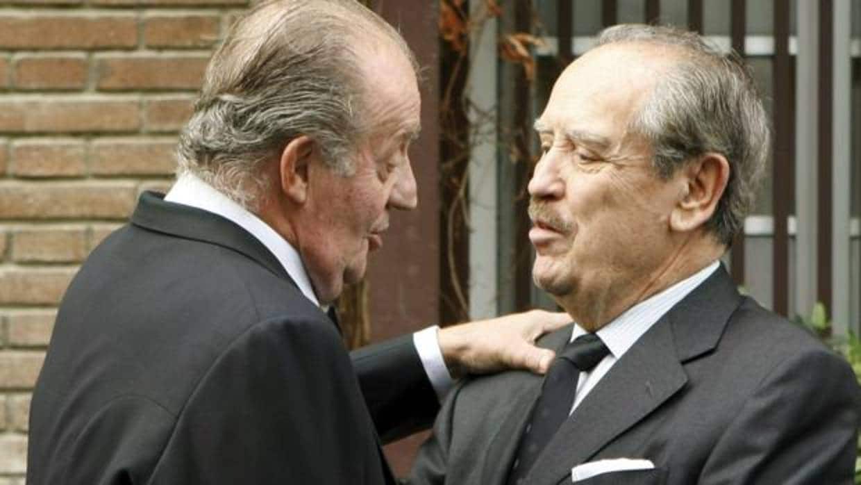 El Rey Don Juan Carlos junto a Eugenio Fontán Pérez