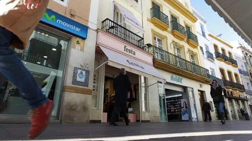 Calle Sierpes de Sevilla