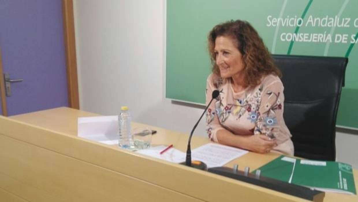 María Ángeles Fernández durante la rueda de prensa de este jueves