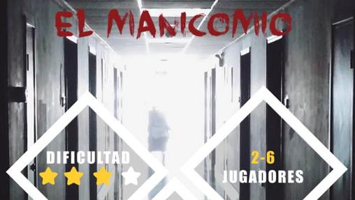 Cartel del juego «El Manicomio»