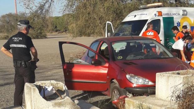 Muere un conductor en el Charco de la Pava que pudo sufrir un infarto al volante