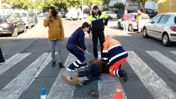 Herido un anciano de 93 años tras ser atropellado en la Macarena