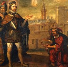 Fernando III en la toma de Sevilla