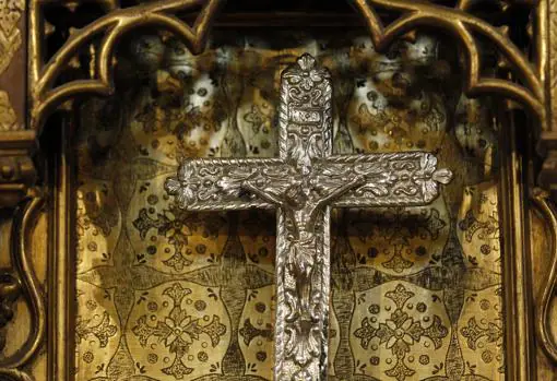 Detalle del altar de Santa María de Jesús