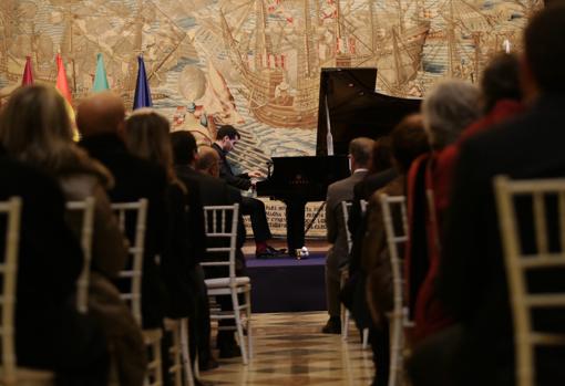 El pianista sevillano este miércoles en el Alcázar