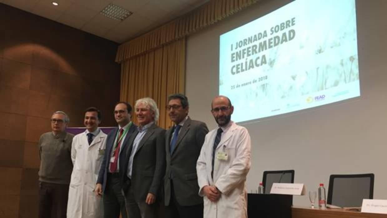 De izquierda a derecha, Diego Serrano, Federico Argüelles, Antonio Castro, Luis Pizarro, Fernando Martínez-Cañavate y Ángel Canuedo