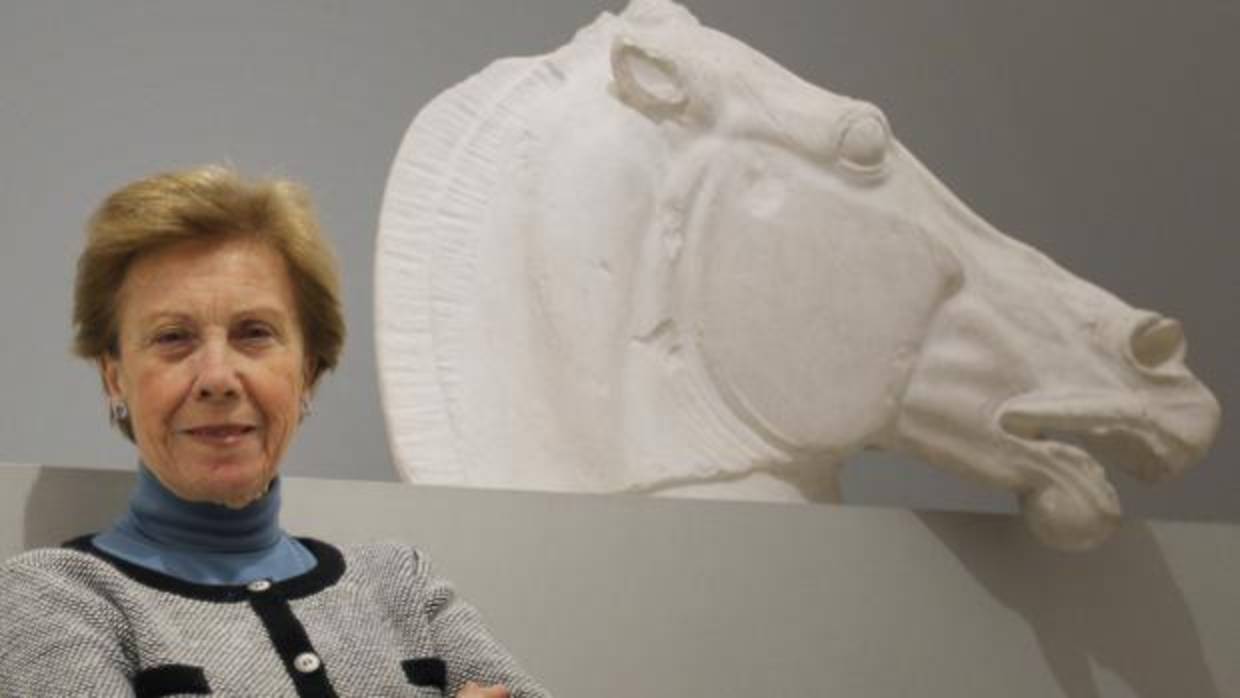 Pilar León-Castro, catedrática emérita de Arqueología en la Universidad de Sevilla