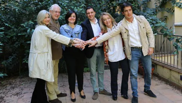 Patricia del Pozo, Jaime Raynaud, Virginia Pérez, Juan de la Rosa, Macarena O’Neill y Luis Paniagua
