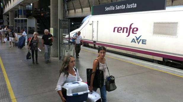 ¿Es posible que el tren viaje más rápido que un avión desde Sevilla?