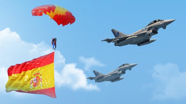 Dos Eurofighters sobrevolarán Sevilla este sábado