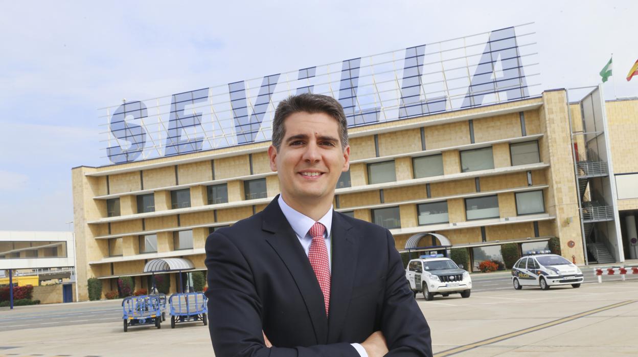 Jesús Caballero, director del aeropuerto de San Pablo de Sevilla