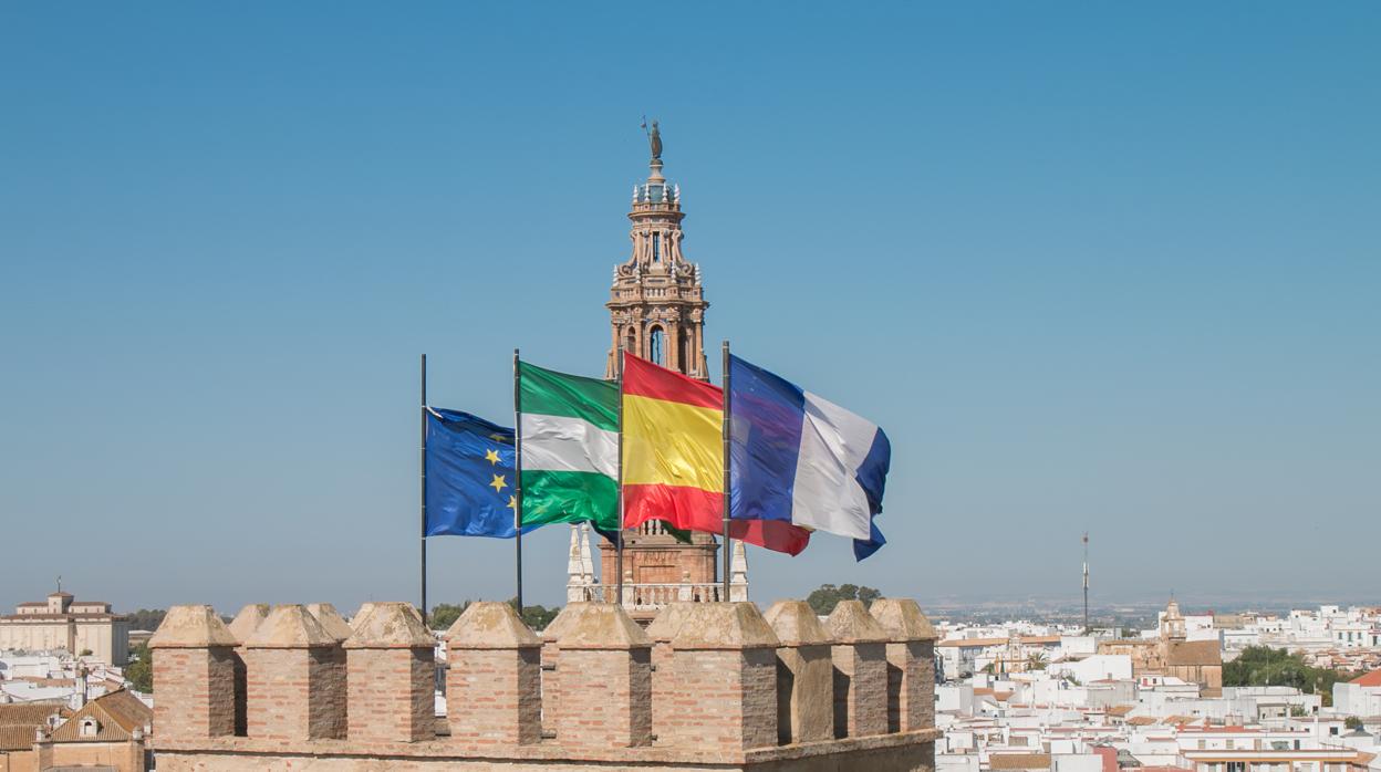 Vistas a la ciudad desde la Alcazaba de Carmona