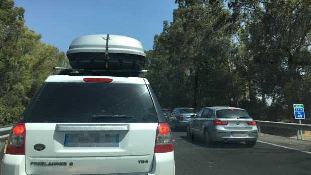 Normalidad en las carreteras tras las colas kilométricas sentido Sevilla de esta mañana