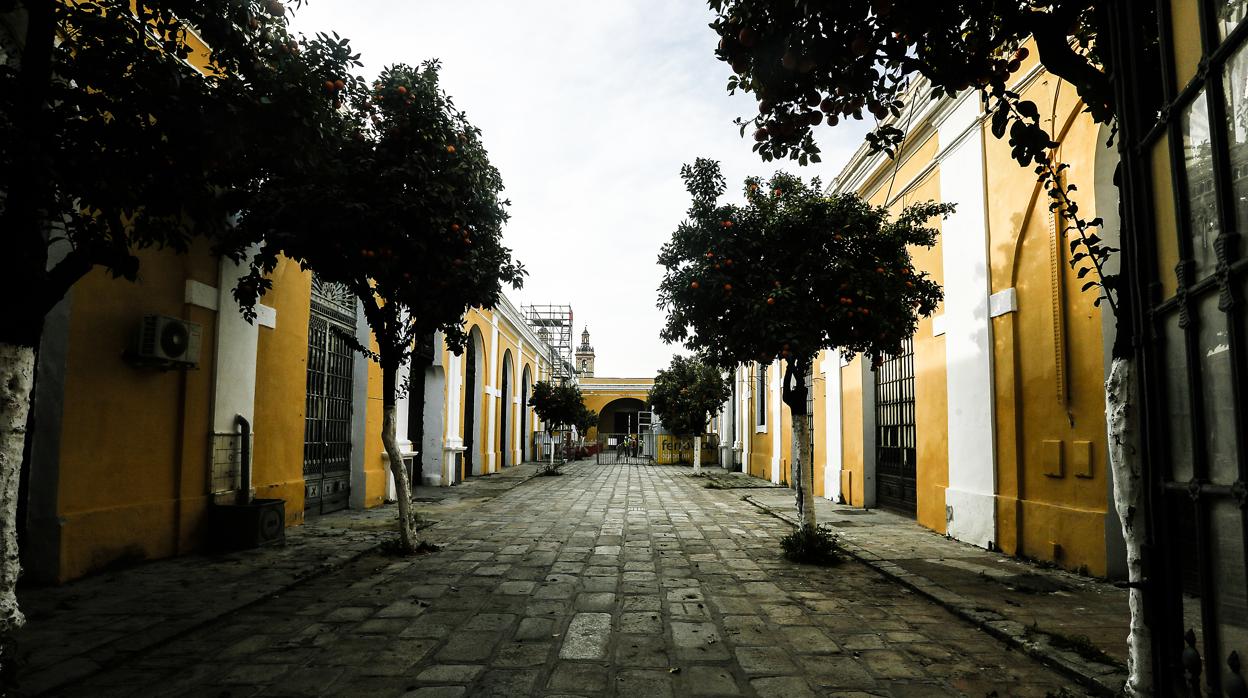 Patio central de la antigua Fábrica de Artillería