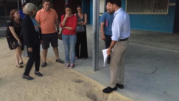 Beltrán Pérez exige al alcalde que actúe ante la «plaga de insectos y ratas» en el colegio Marie Curie