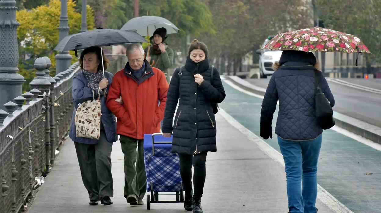 El tiempo en Sevilla: Las temperaturas empiezan a bajar este domingo hasta 6 grados